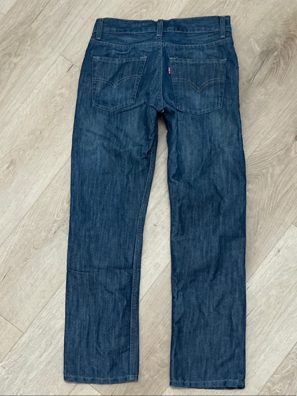 Levi's Men's Navy Straight Leg Jeans - Picture 2 of 4